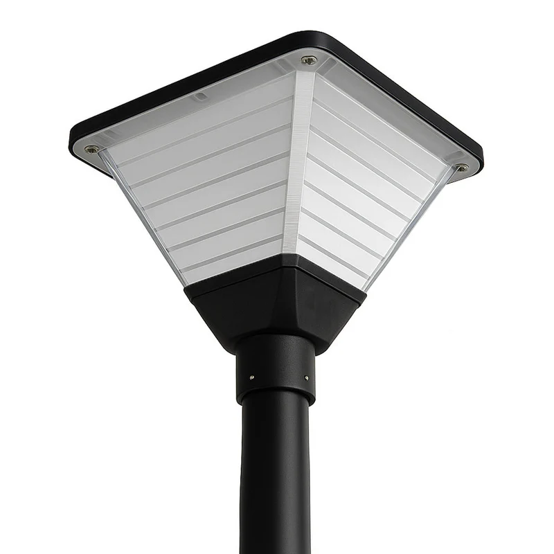 LED Parklaterne / Straßenlaterne Schmiede | Ø76 mm | E27 Fassung | IP65 – Spritzwassergeschützt | Schwarz