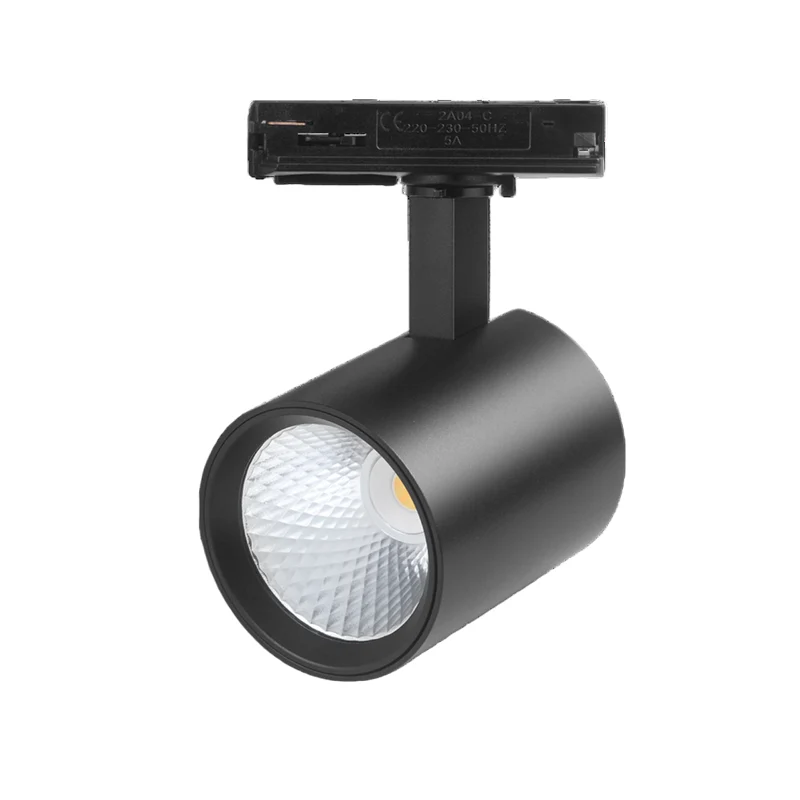 LED 1-Phasen Schienenstrahler | Panda | 10W | Schwarz | CCT – Einstellbare Lichtfarbe
