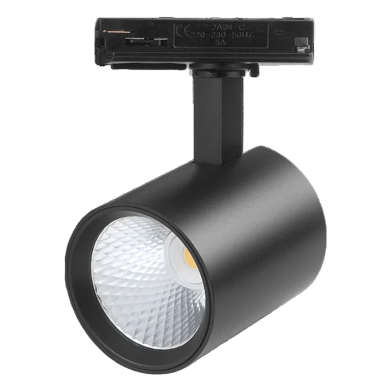 LED 1-Phasen Schienenstrahler | Panda | 10W | Schwarz | CCT – Einstellbare Lichtfarbe