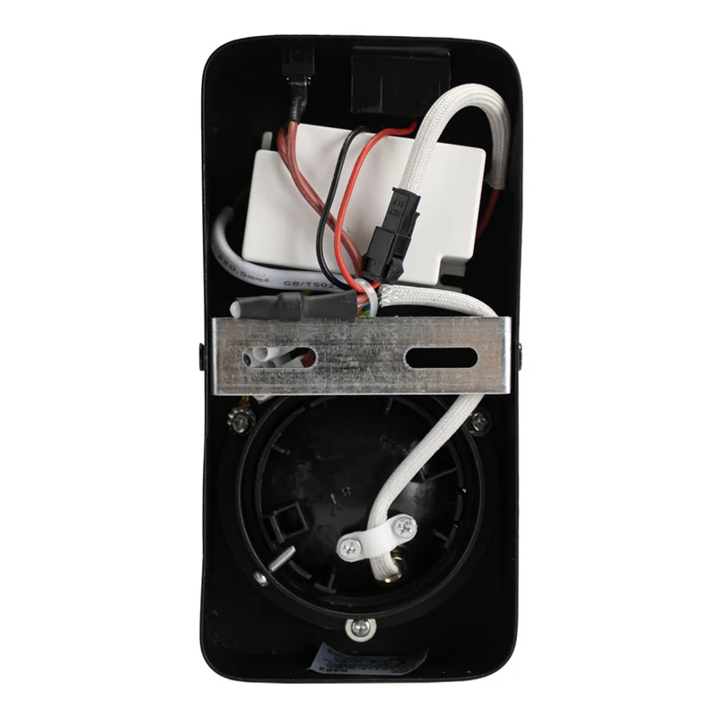 Nachttischlampe - Wandlampe | Schwarz | GU10-Fassung | USB- und USB-C-Anschluss | KUNA