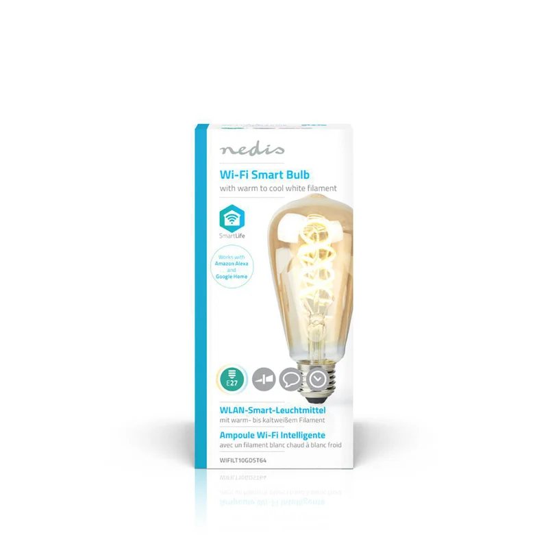 Wi-Fi-Filament-Edison-LED-Glühbirne | 1800K - 6500K | 5,5W | E27