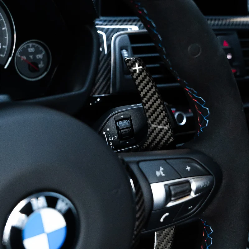 Carbon Schaltwippen V.3 passend für BMW M2/M3/M4 (F- und G-Reihe)