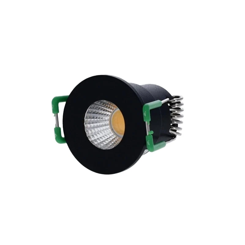 Mini-Einbaustrahler TOLOS | 12 Volt | Ø28mm | 3W | IP65 | Schwarz | Dimmbar | 2700K - Warmweiß