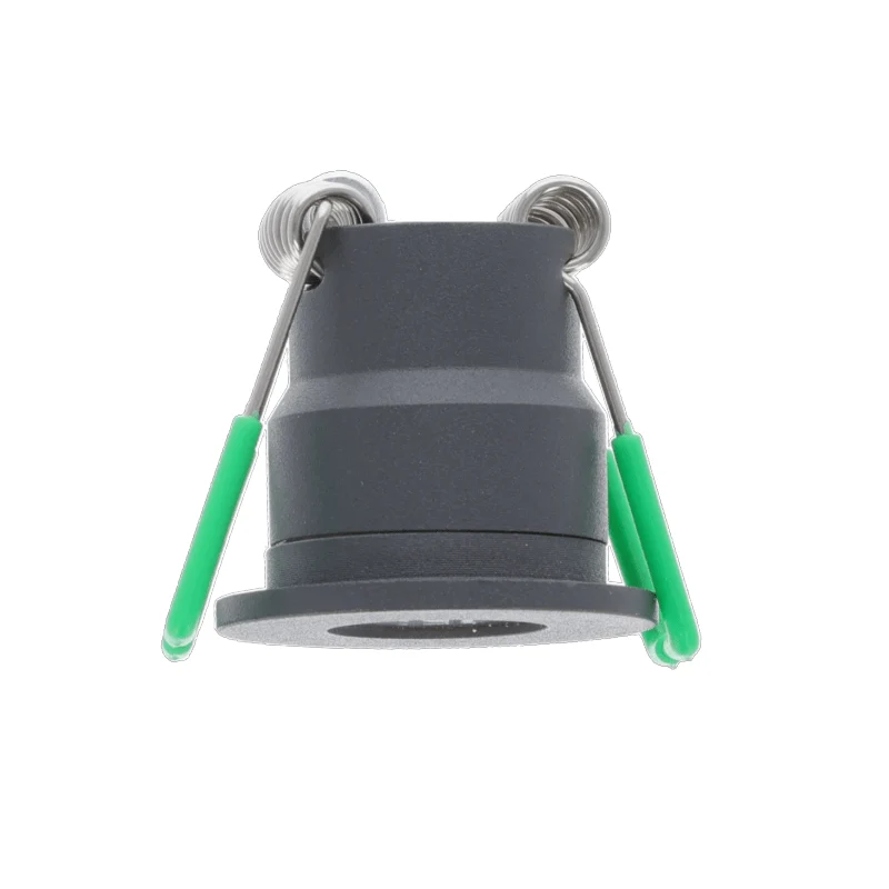 Mini-Einbaustrahler TOLOS | 12 Volt | Ø28mm | 3W | IP65 | Silber | Dimmbar | 2700K - Warmweiß