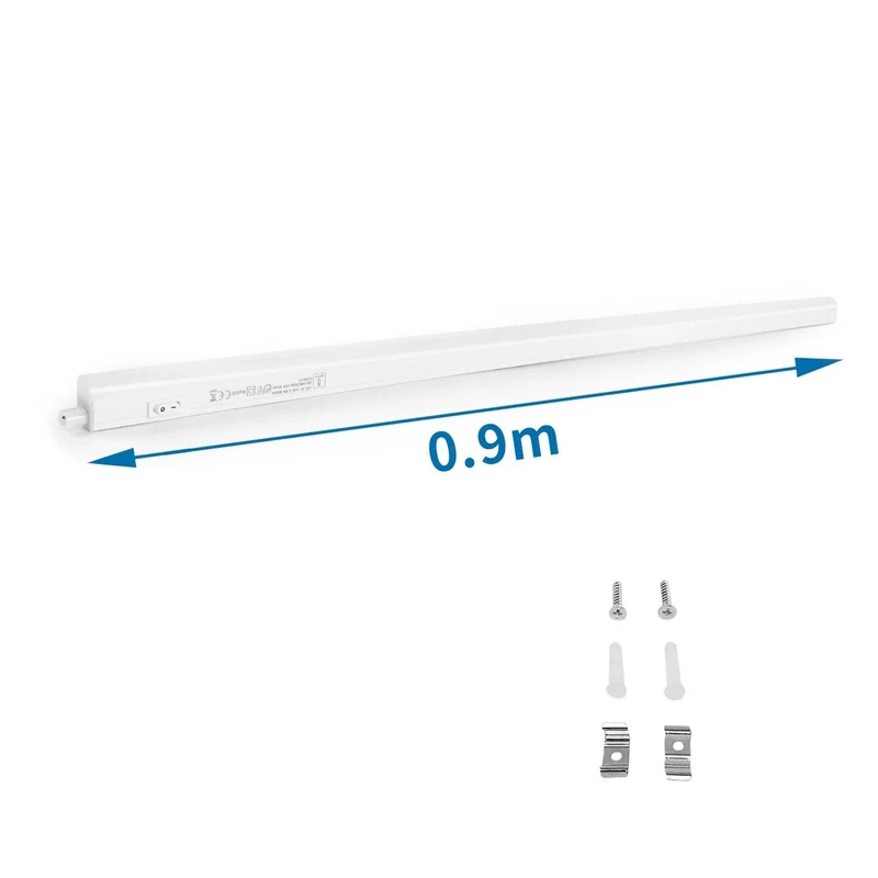 LED T5 Leuchte | Schrankbeleuchtung | 90cm | 12W | Einstellbare CCT-Lichtfarbe | Verbindbar