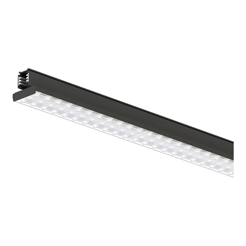 3-Phasen Schienenstrahler Travos | 150cm | 35-40-45-55 Watt Schalter | Schwarz | CCT Schalter