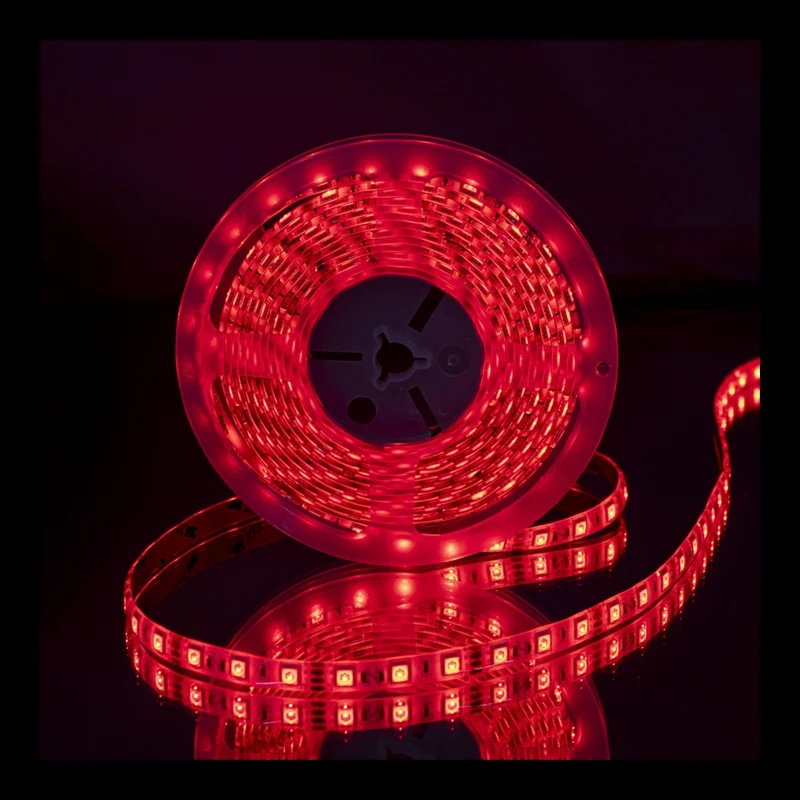 KOMPLETT LED-Streifen RGB | 5Mtr | 60 LEDS | inkl. Fernbedienung