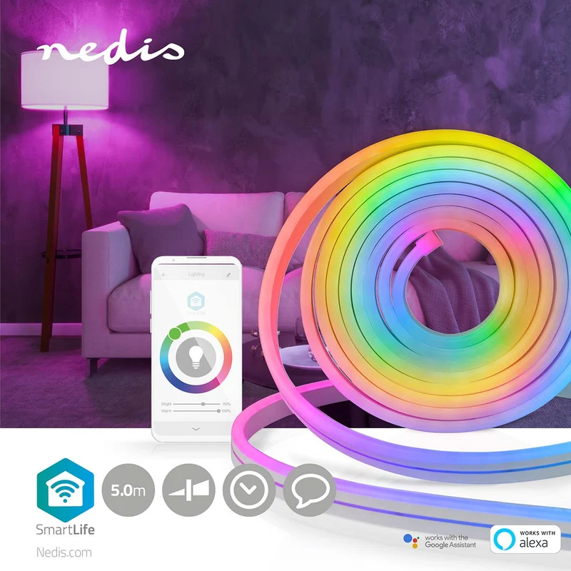 WiFi Smart LED Strip – RGB und DreamColor – 5 Meter – App-Steuerung
