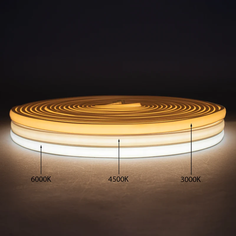 COB-LED-Streifen – NEON | 12mm | komplettes Set | 20 Meter | IP65 | 220V | 10 Watt P/M