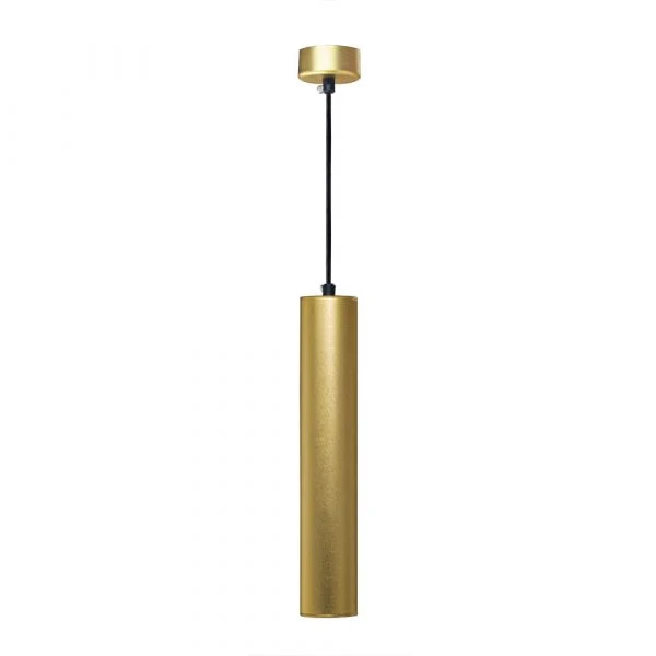 Goldene Hängelampe länglich - 30cm | GU10-Fassung
