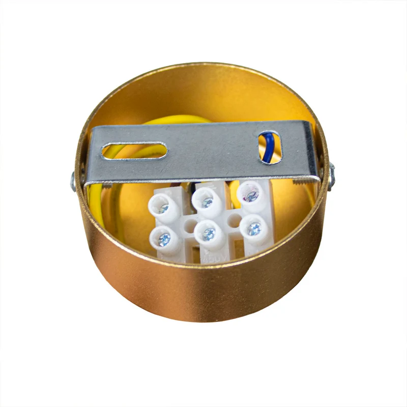 Goldene Hängelampe länglich - 30cm | GU10-Fassung