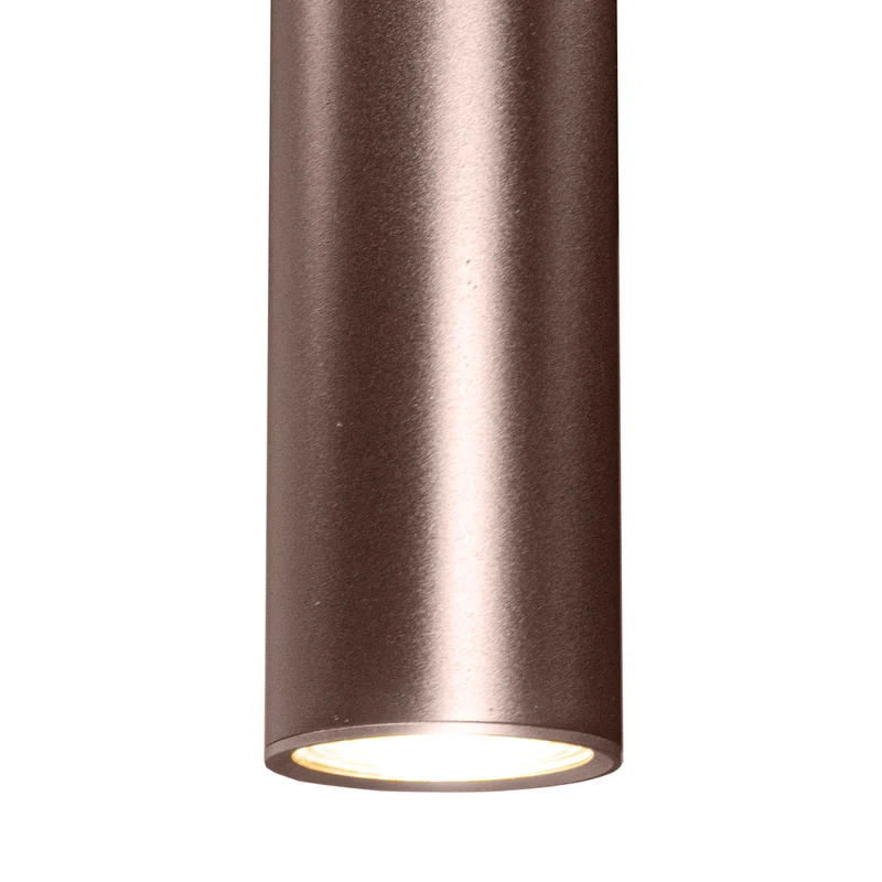 Hängelampe länglich - 30cm | Roségold | GU10-Fassung