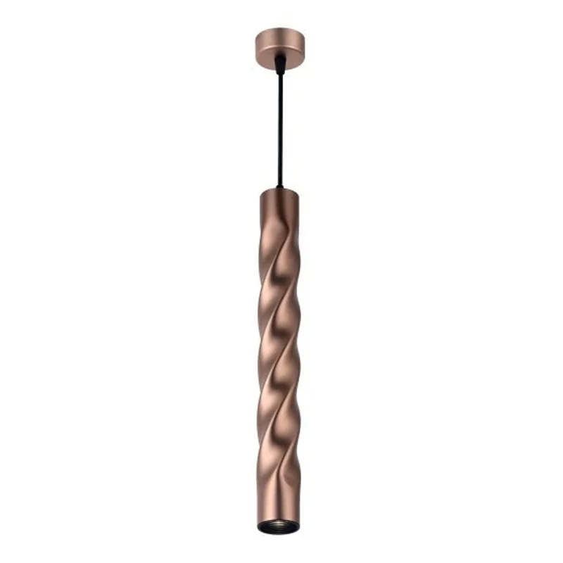 Moderne Hängelampe mit Locken | 30cm | Roségold | GU10-Fassung
