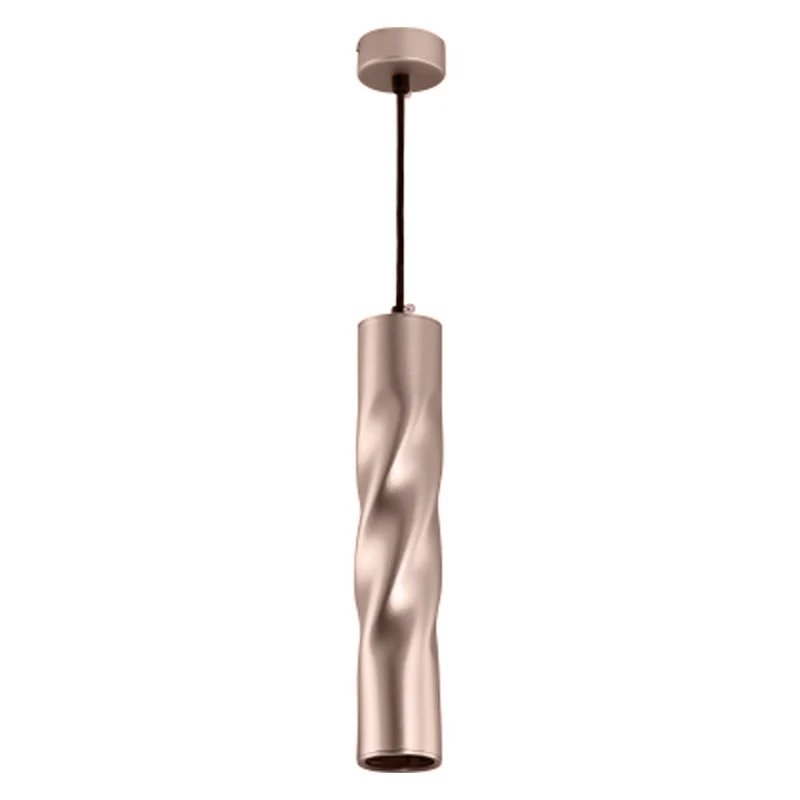 Moderne Hängelampe mit Locken | 30cm | Roségold | GU10-Fassung