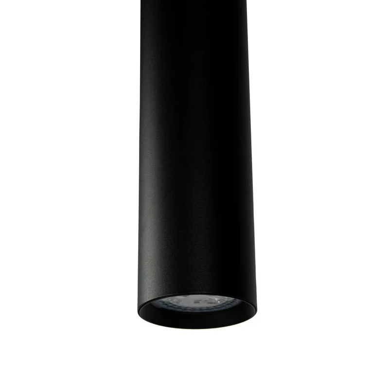 Doppelte längliche Hängelampe 29CM | Schwarz | 2x GU10 | 0,7 m langes Kabel