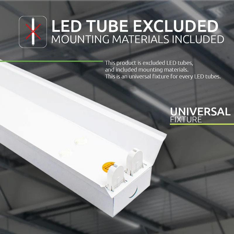 LED-Leuchtstofflampe 150 cm (doppelt) mit Reflektor