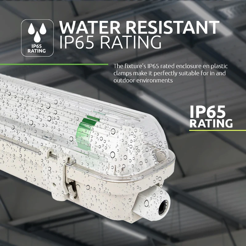 LED-Leuchtstofflampe | 60cm | IP65 wasserdicht | Für einzelne LED-Leuchtstoffröhre| High serie
