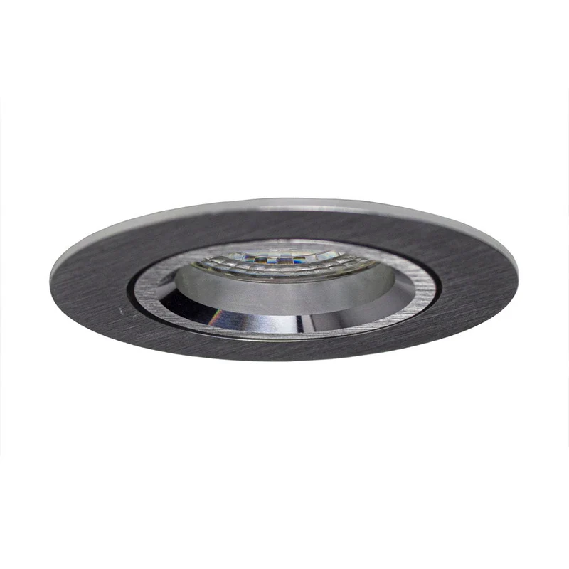 Spotbefestigung Ø70mm | Silber | Neigbar | Single | Rund | GU10