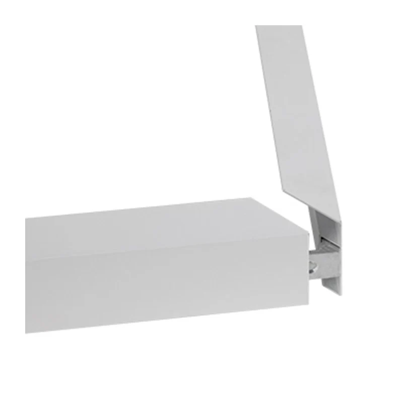 Aufputzrahmen | Klicksystem für LED-Panel mit Hintergrundbeleuchtung | 595x595mm | Weiß