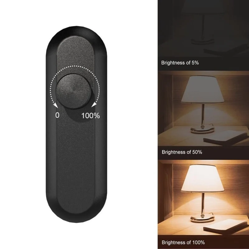LED-Schnurdimmer 0-50 W – SCHWARZ