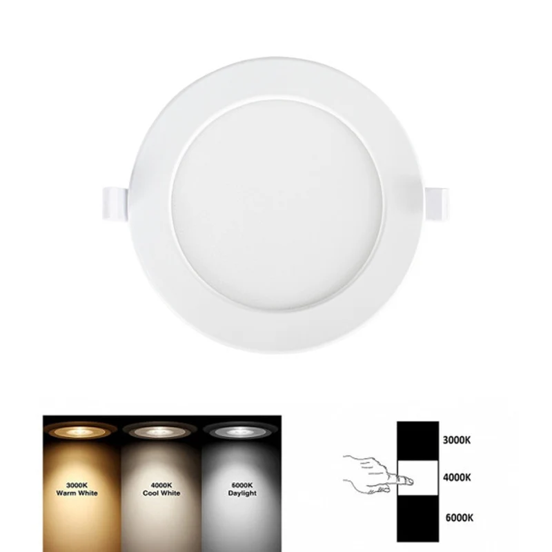 LED-Einbaustrahler rund | 12W | Ø155mm | CCT – 3 Lichtfarben