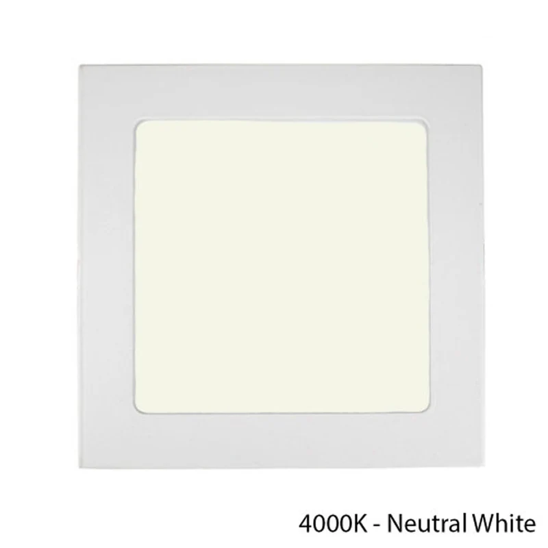 LED Aufbau-Downlight quadratisch | 6W | 122x122mm | CCT – 3 Lichtfarben
