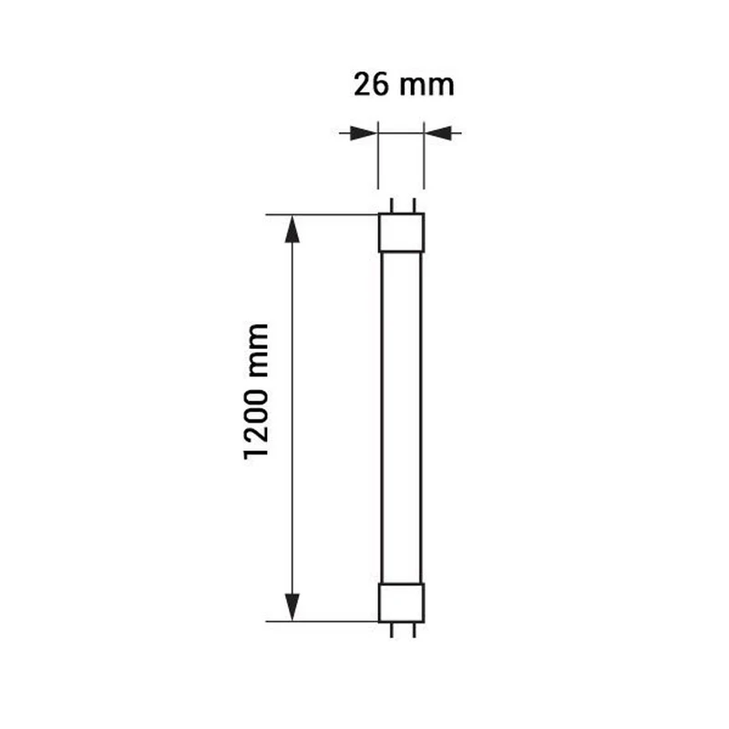 LED T8 Leuchtstoffröhre 18W | 120cm | Ersetzt 36W | Eco-Serie