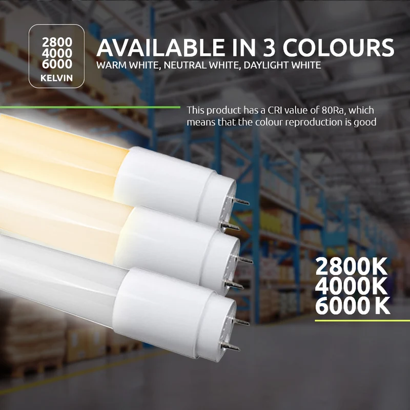 LED-Leuchtstoffröhre 18W 120cm | Ersetzt 36W | Basisserie