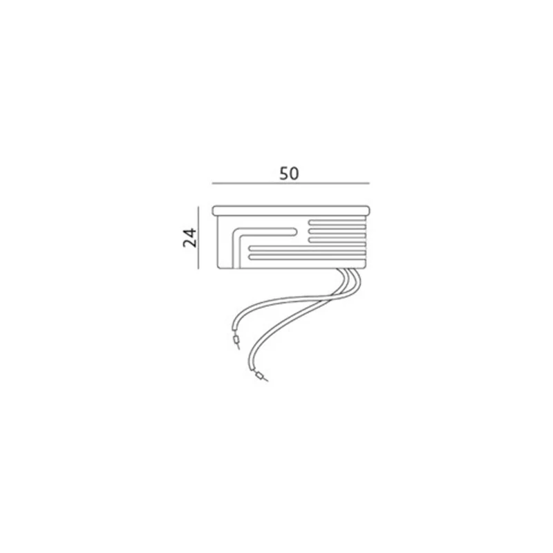 LED-Modul 5W | 230V | Milchig | 3000K – Warmweiß