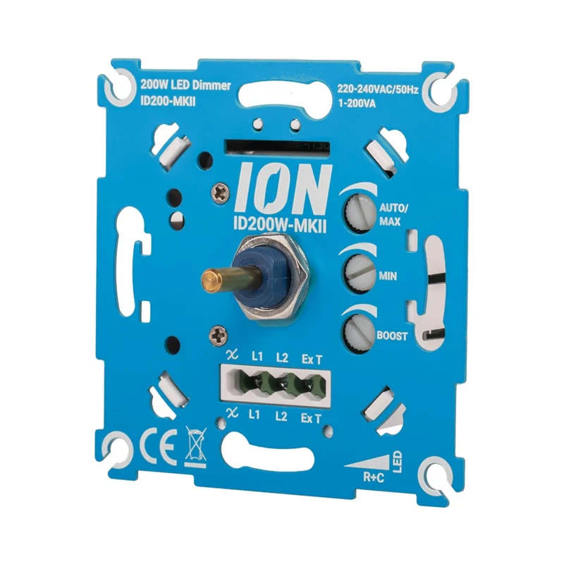 Ionen-LED-Dimmer universal 200W | Phasen-Aus/Ein-Schneiden | Pro-Serie