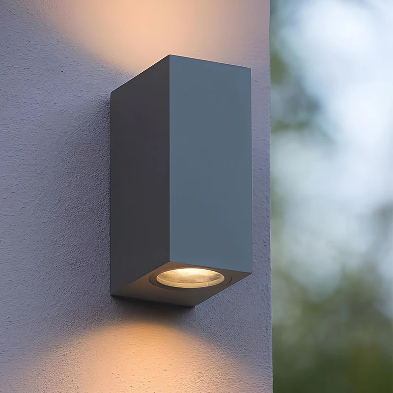 LED-Außenstrahler | San Francisco | IP44 | 2x GU10 | Anthrazit