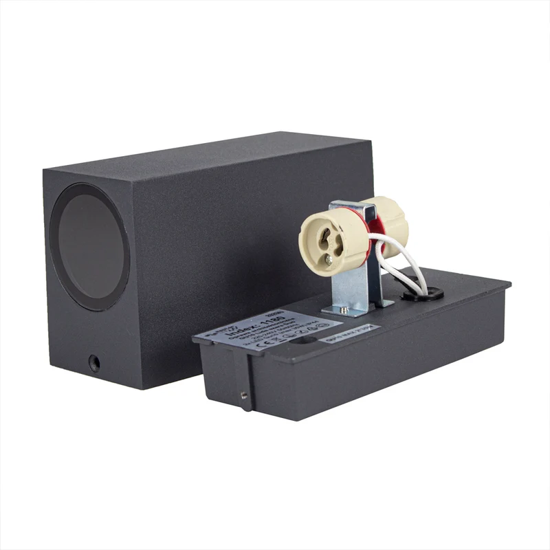 LED-Außenstrahler | San Francisco | IP44 | 2x GU10 | Anthrazit