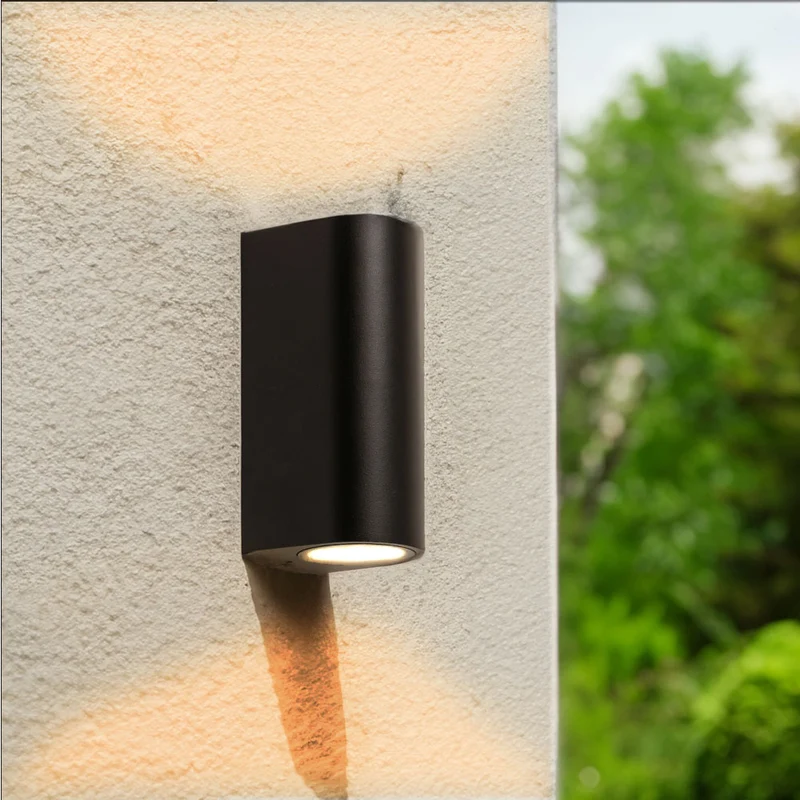 LED-Außenstrahler | Santa Barbara | IP44 | 2x GU10 | Schwarz