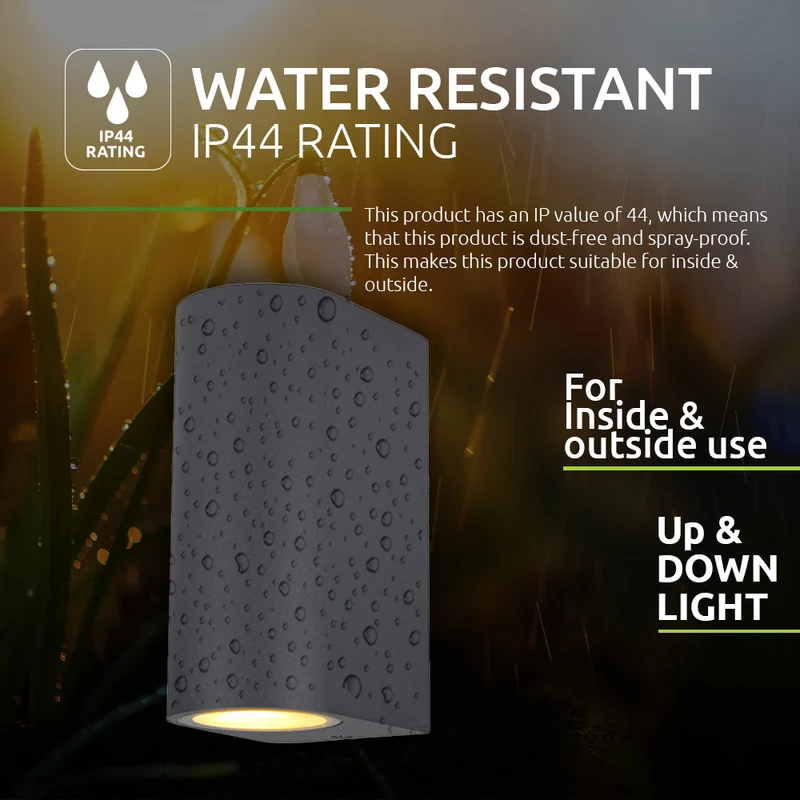 LED-Außenstrahler | Santa Barbara | IP44 | 2x GU10 | Anthrazit