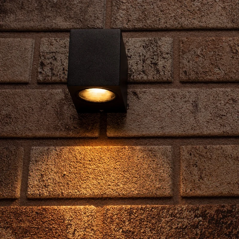 LED-Außenwandleuchte GU10 | San Diego | Schwarz | IP44