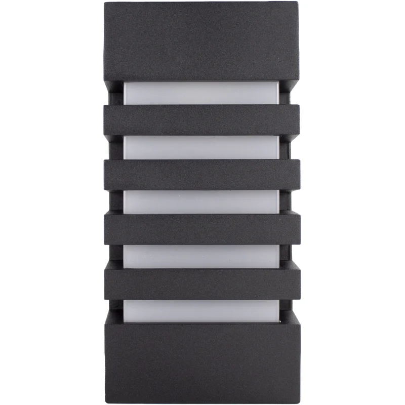 LED-Außenleuchte - E27-Fassung - IP54 - Schwarz | Novi