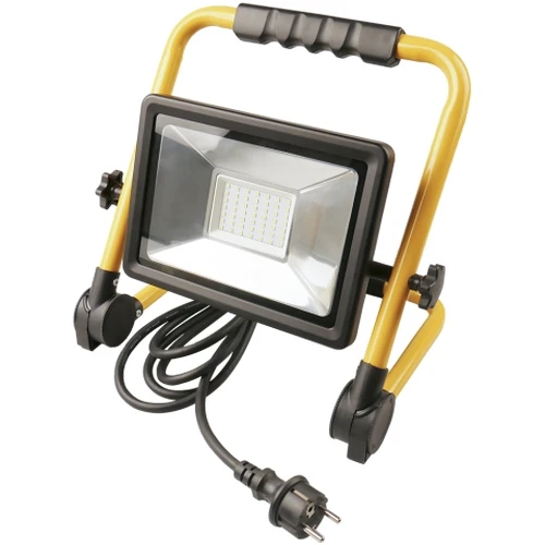 LED-Bauleuchte 50W Klapprahmen IP65 | 3m Kabel | 6000K – Tageslichtweiß