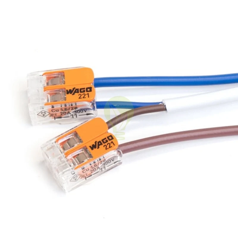 221-413 WAGO Verbindungsklemme / Schweißklemme - 3-fach 0,2mm bis 4mm | Pro 50 Stück