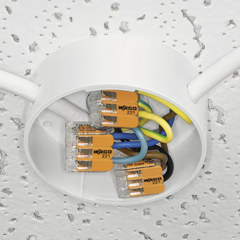 221-413 WAGO Verbindungsklemme / Schweißklemme - 3-fach 0,2mm bis 4mm | Pro 50 Stück