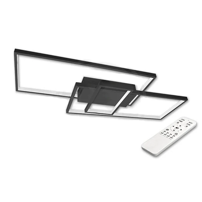 Moderne LED-Deckenleuchte | quadratisch | Dimmbar | 90 Watt | CCT - 3000 - 6500K