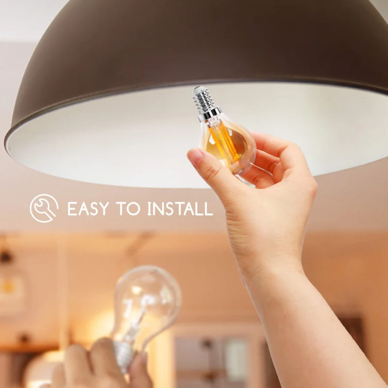 LED-Glühlampe 4W | Goldglas | Dimmbar | E14 | 2500K – Warmweiß