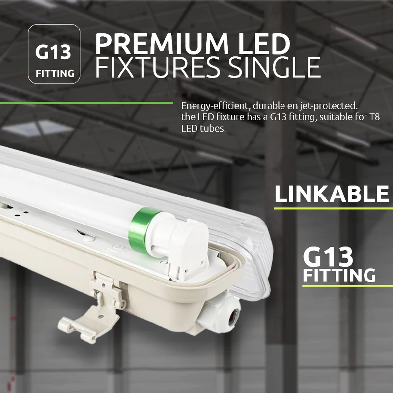 LED-Leuchtstofflampe | 120cm | IP65 wasserdicht | für einzelne LED-Leuchtstoffröhre | High serie