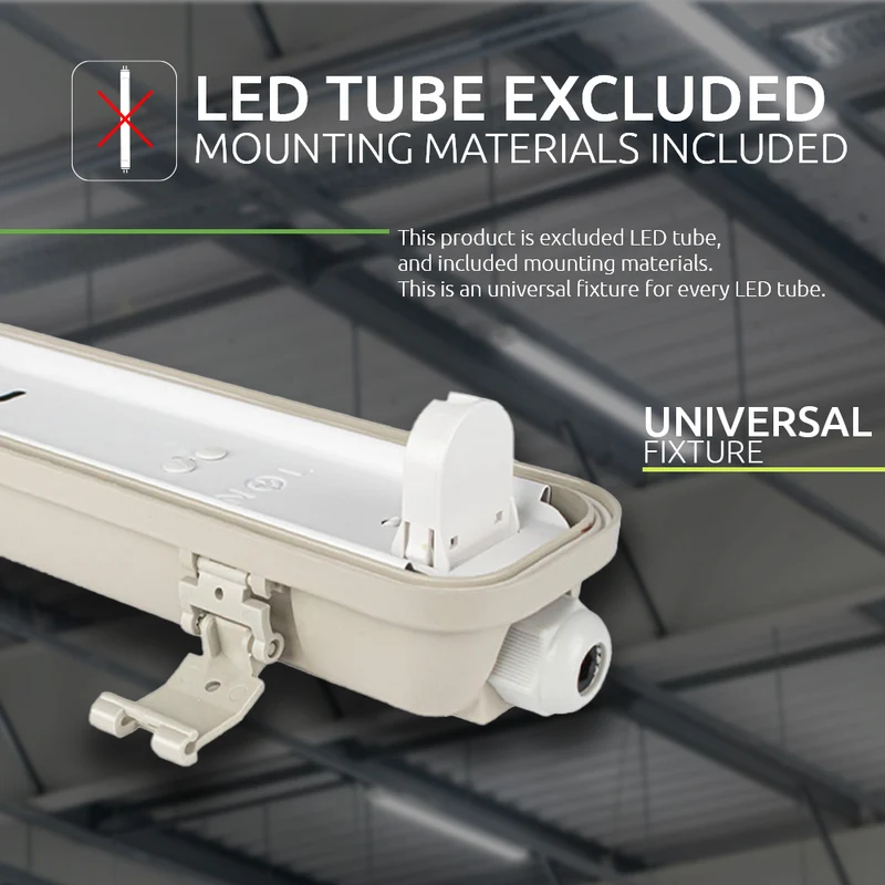 LED-Leuchtstofflampe | 120cm | IP65 wasserdicht | für einzelne LED-Leuchtstoffröhre | High serie