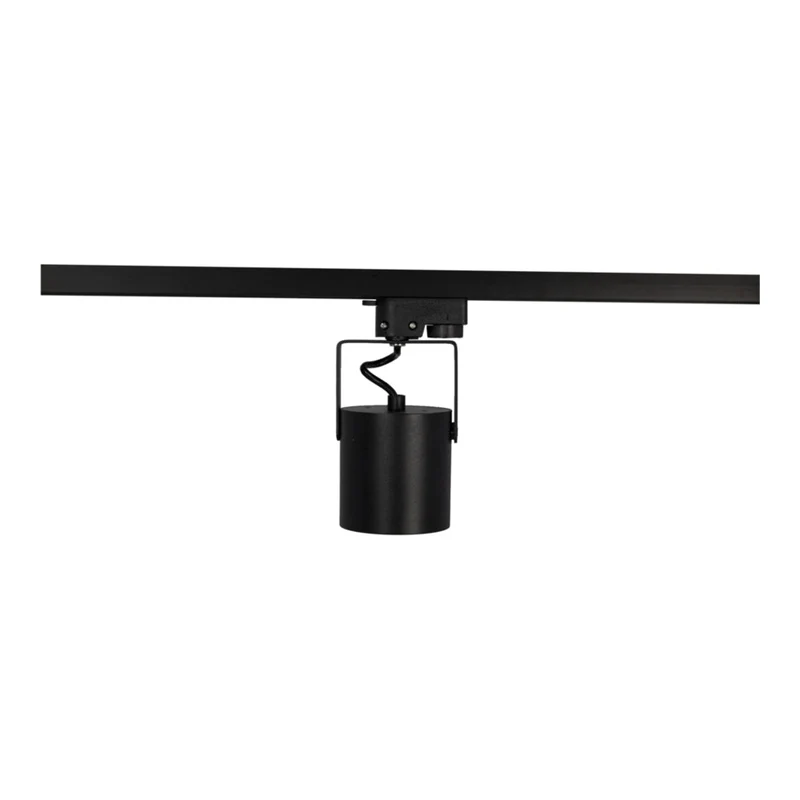 LED 1-Phasen-Schienenstrahler mit GU10-Fassung | Schwarz