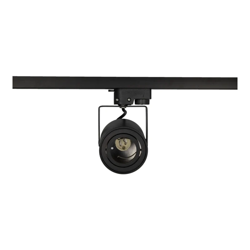 LED 1-Phasen-Schienenstrahler mit GU10-Fassung | Schwarz