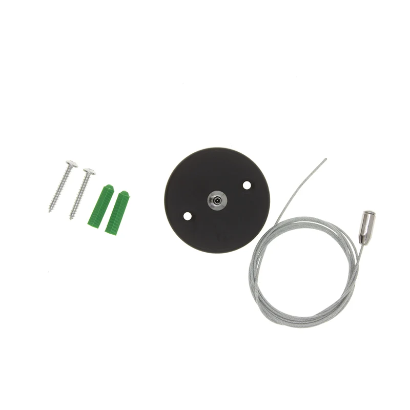 Pendelset / Kabelset für 1-Phasen-Schienen | Schwarz