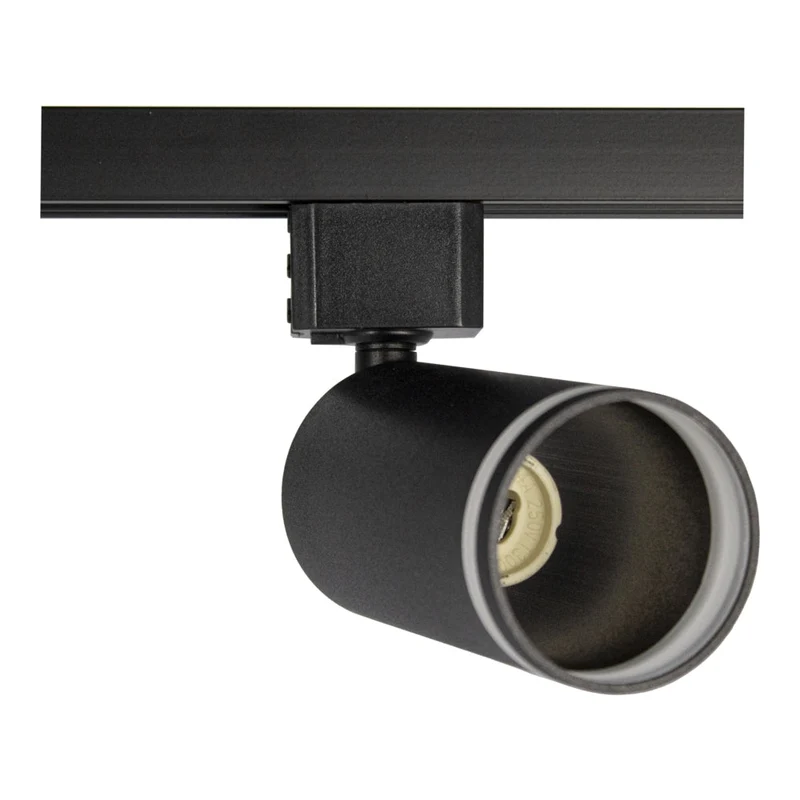 LED 1-Phasen-Schienenstrahler | Schwarz | GU10-Fassung | Dimmbar