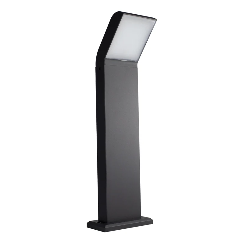 Schwarze LED-Stehleuchte für den Außenbereich 12W IP54 | 80cm | Karlc