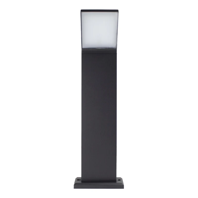 Schwarze LED-Stehleuchte für den Außenbereich 12W IP54 | 80cm | Karlc