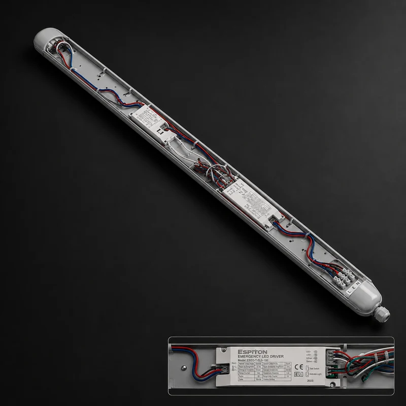 Noodverlichting TL-armatuur | 40W | 120cm | 4000 lm | IP65 waterdicht